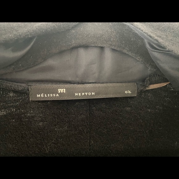 Black wool vest - Picture 3 of 4